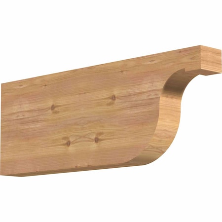 Ekena Millwork Del Monte Smooth Rafter Tail, Western Red Cedar, 3 1/2"W x 12"H x 32"L RFT04X12X32DEL00SWR